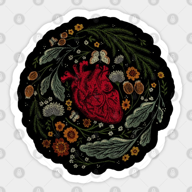 Wild Heart Sticker by Little Bad Wren 